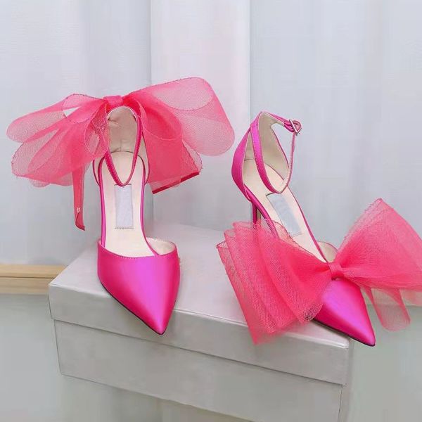 

selling [high edition]jc new flower high heels women's thin heels bride's shoes bow wedding shoes pointed shallow mouth single sho, Black