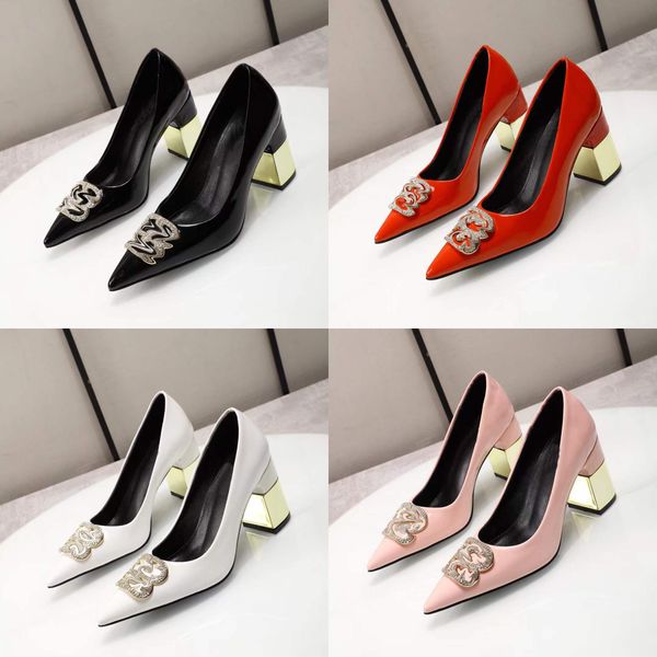 

designer stiletto high heels single shoes women's boots 2022 autumn temperament french all-match women shoess shallow mouth black