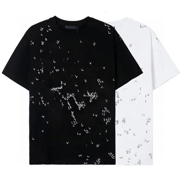 

fashion-new luxury designer t shirts for mens tshirt women t shirt men's clothes breathable clothing t-shirt#06, White;black