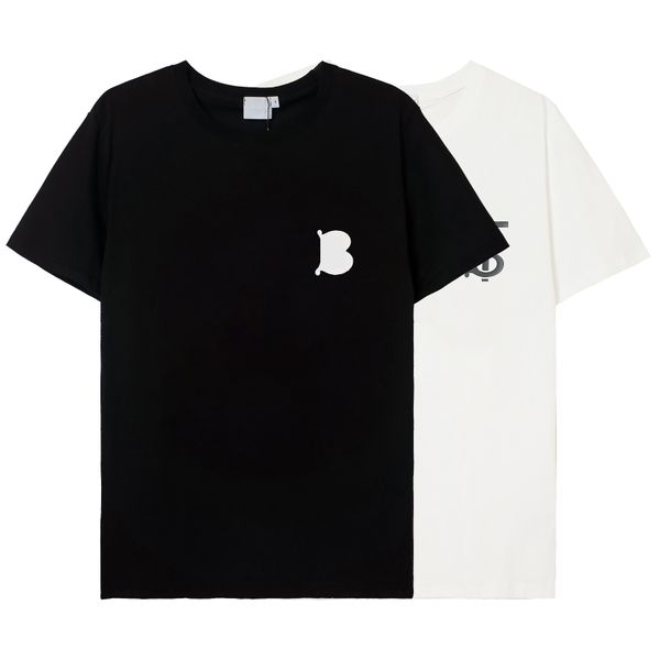 

22 designer famous men's t-shirt shirt letter print round neck short sleeve black white fashionable men's women's t-shirt ag0, White;black