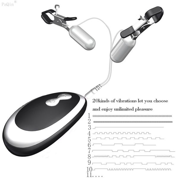

20 frequency dual-control nipple clip vibrating egg breast enhancement suck teaser stimulation for couple toys game beauty items