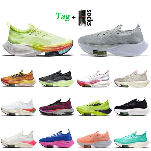 

designer runner sneakers outdoor mesh sport running shoes barely volt lime blast bright orange hyper violet watermelon with socks women mens