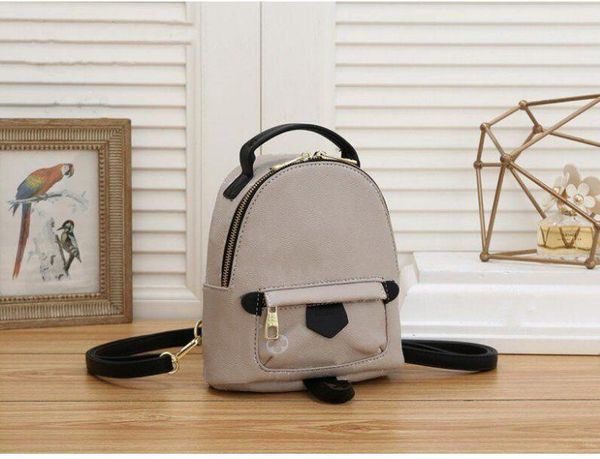 

22gg new mini backpack brown flower leather handbag bags crossbody bag tote shoulder
