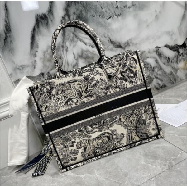

luxury designer tote bags for women brand leather handbag large capacity canvas daily travel totes purse