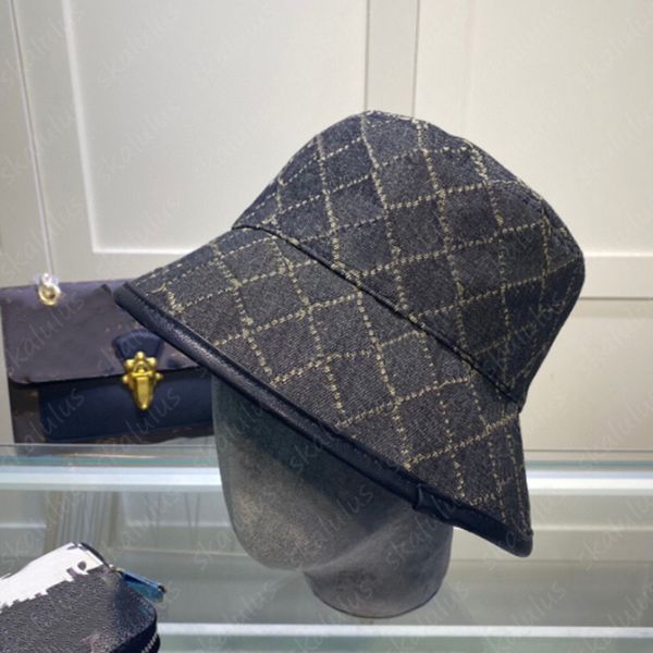 

canvas bucket hat summer designer baseball caps women men luxury fitted hats letter embroidery casquette sun ball cap mens womens 22042 gtqj, Blue;gray