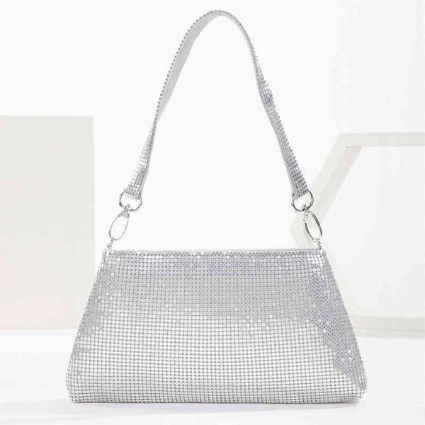 

designer clutch bag evening clutches bags 2022 new aluminum sheet holding dinner banquet dress metal lady purses ladies handbags