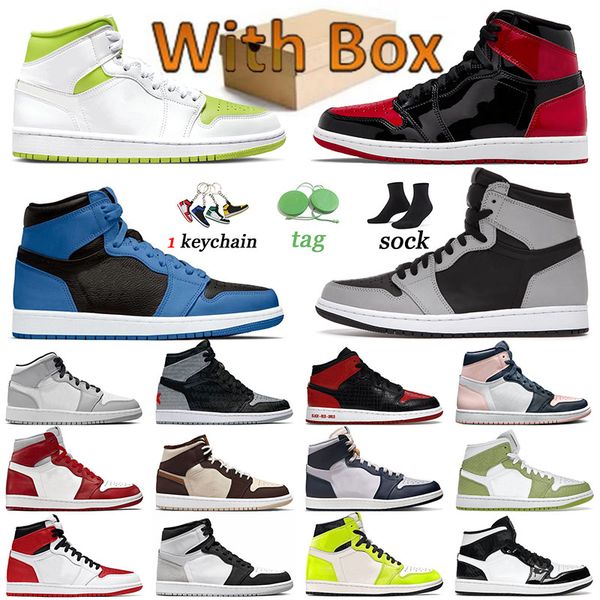 

1 1s 2022 patent bred basketball jumpman shoes women men rebellionaire cream dark chocolate visionaire designer sneakers sports trainers whi