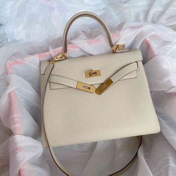 

women lychee herme designer h family pattern bag female 2022 fashion versatile texture single shoulder messenger bag handbag