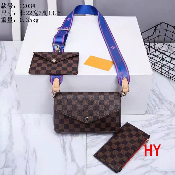 

women's designers luxury famous shoulder bag totes purse handbag message bags cluth brand classic crossbody pu leather #2203 old flower