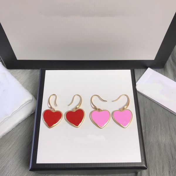 

2022 new fashion orange letters pendant charm earrings women brand designer pearl earring for women party gift jewelry high quality, Golden