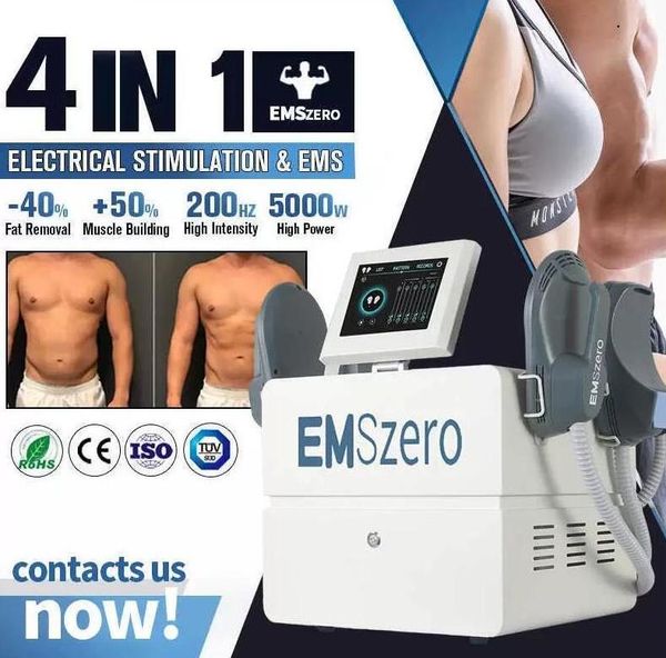 

new arrival 4 handle with seat and rf shaping muscle stimulator slimming emslim fat burning machine teslasulpt high intensity focused electr