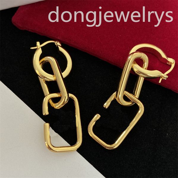 

luxury brand famous designers charm stud geometric personalized earrings dongjewelrys, Golden