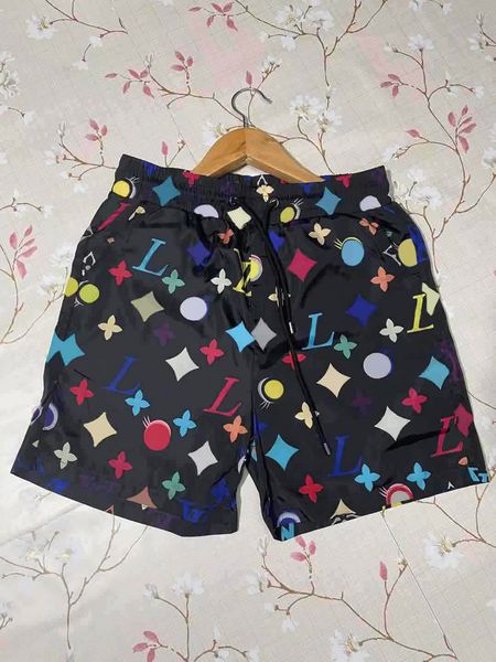

2022 mens summer fashion shorts designers board short gym mesh sportswear quick drying swimwear printing man s clothing swim beach pants#009, White;black