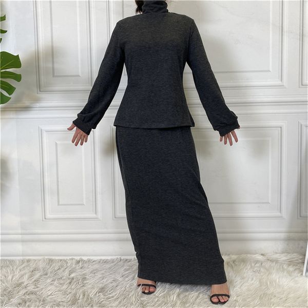 

winter abaya dubai robe ensemble femme musulmane pakistani turkey islamic arabic muslim hijab dress sets abayas for women, Red