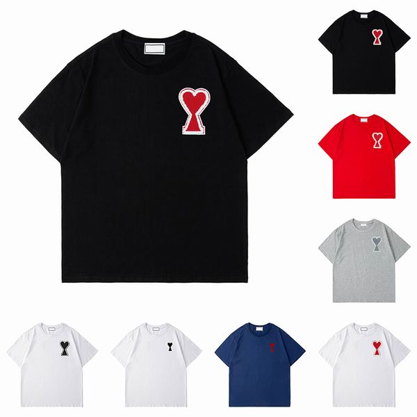 Camiseta para mujer Camiseta Amis para hombre para mujer Diseñadores Camisetas Hip Hop Impresión de moda Manga corta Hombre de alta calidad Camiseta Polo Ches tees 8BRZ