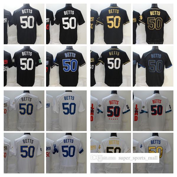 

50 mookie betts baseball jersey 2022 stitched jerseys men women youth size s--xxxl, Blue;black