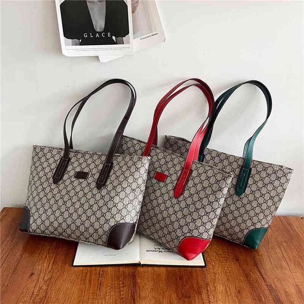 

large capacity bag women's 2022 spring new alphabet printed tote bag sling shoulder diagonal straddle handbag handbags design deals