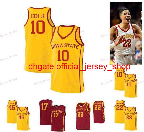 

lewis 24 terrence custom stitched 25 eric steyer 3 tre jackson 33 solomon young iowa state cyclones college jersey, Gray