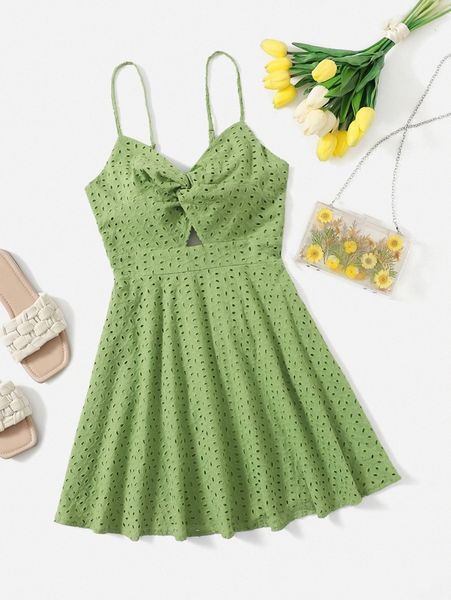 

twist front peekaboo schiffy cami dress z7v2#, Black;gray