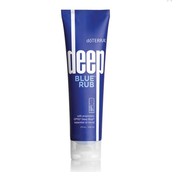 

deep blue rub with proprietary cptg essential oil blend 120ml lotions cream good quality fast ship
