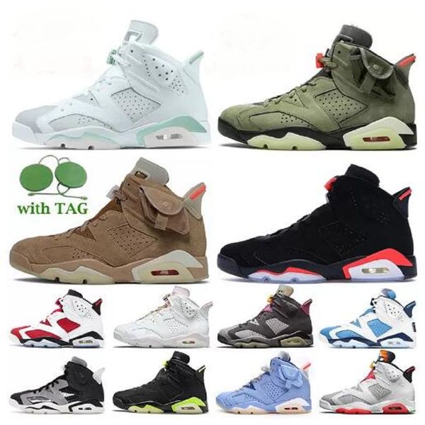 

2022 bordeaux 6 high basketball shoes shoe sport 6s electric green midnight navy dmp unc carmine cactus british khaki reflect silver men tra