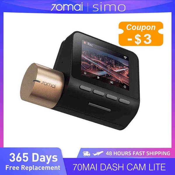 Mai Dash Cam Lite '' LCD Screen p Full HD Resolução Mai Lite Auto Cam Caminhão H Monitor de Estacionamento DVR Controle de App J220601