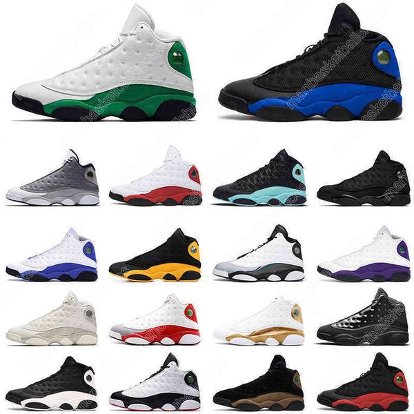 

13 men basketball shoes 13s hyper royal flint lucky green reverse he got game bred black cat chicago mens sports sneakers