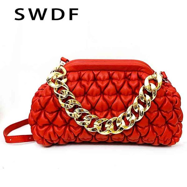 

brand pleated luxury chain armpit s for women shoulder fashion purses and handbags designer crossbody bag