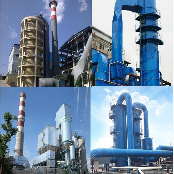 

industrial equipment customized frp dust removal and desulfurization, waste gas spray tower, dust collector, pp acid mist purification