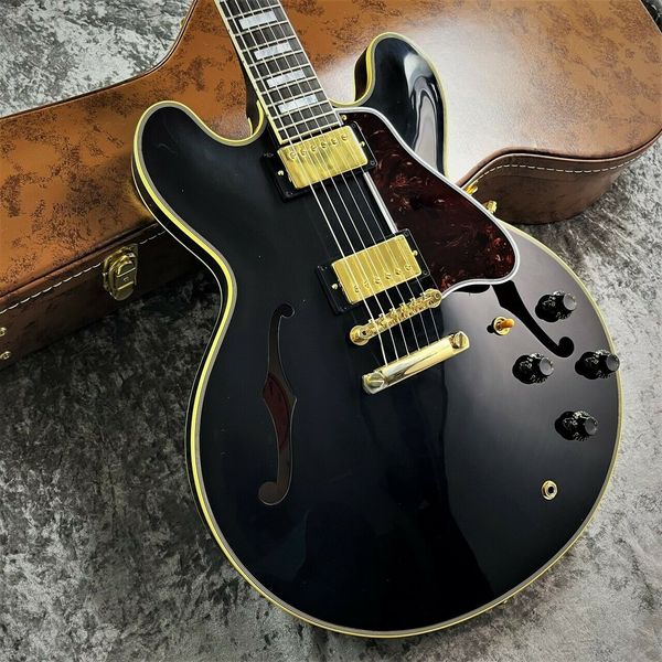 

1959 es-355 reissue vos ebony electric guitar same of the pictures