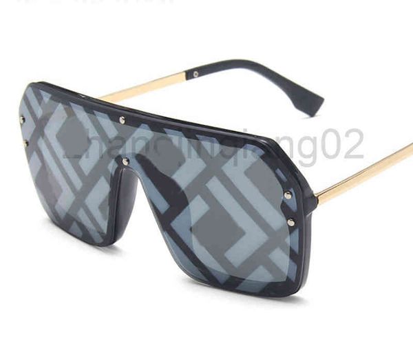 

designer ff fend sunglasses cycle luxurious fashion woman mens lovers trend one piece new fashion large frame metal vintage baseball sport s, White;black