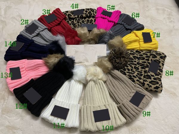 10pcs autunno inverno cappelli unisex per donna uomo moda berretti Skullies Chapeu berretti tenere caldo cappello berretto sportivo casual 45 colori rosso bianco bulbo in vera pelle