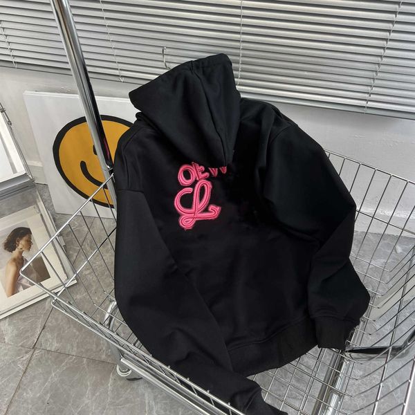 

women's hoodies fashion brand phosphor chinese knot embroidery hoodie women's clothing spring and autumn new pullover black couple