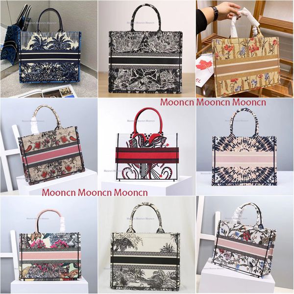 

embroidery luxurys designer handbag handbags ladies totes bags all-match women knitting medium tote multicolor bag embossing artwork sh bjtj