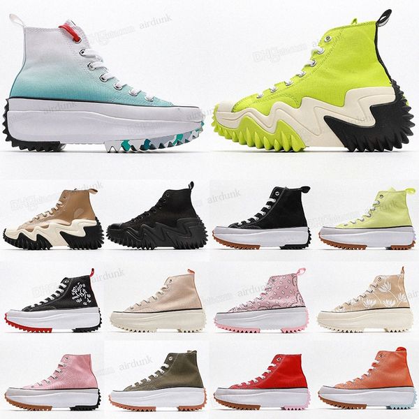 2023 Womens Run Hike Scarpe casual Star Hi Motion Donna marchio di abbigliamento britannico comune Jagged Orange Black Motion bianco High top Classic TWhmM #