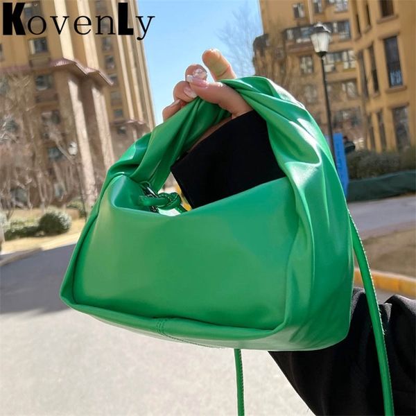 

vintage handbag and soft leather crossbody shoulder bags for woman solid color clutch ladys retro zipper pouch 220624