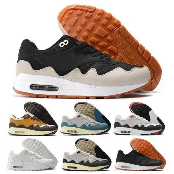 

patta waves 1 87 running shoes 1s 87s 2022 mens woman fashion cushion purple noise aqua rush maroon monarch trainers sneakers size 5.5 - 12