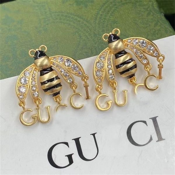 

81% off factory for sale gujia little glue dropping rhinestone minority design french silver needle, Golden