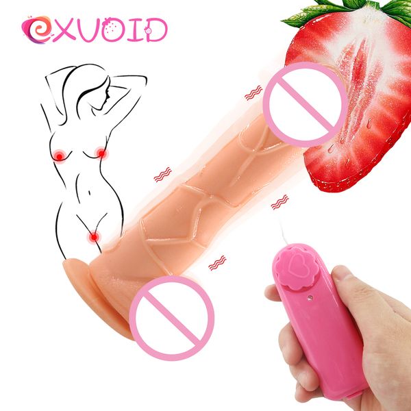 Exvoid Огромный пенис 360 Вибратор вибратор сексуальные игрушки для женщин настоящий член искусственный член