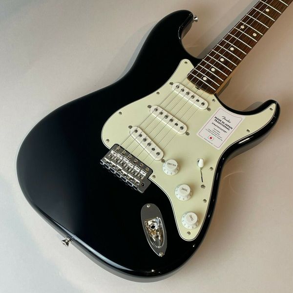 

traditional 60s st rosewood fingerboard black electric guitar