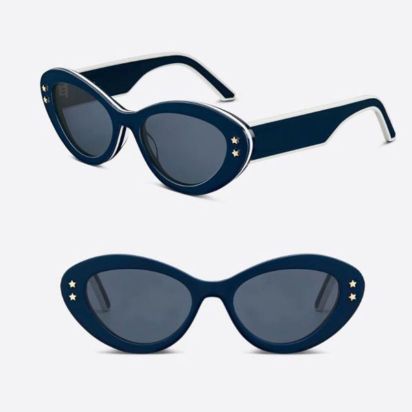 

blue butterfly sunglasses summer novel glasses men women star rivet style anti-ultraviolet retro signature s1u small square full frame fashi, White;black