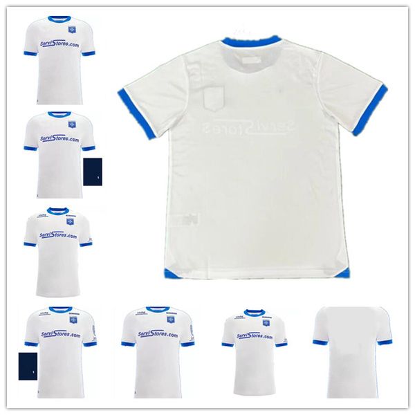 

22 23 maillot de foot aj auxerre soccer jersey home white 2022 2023 gauthier hein hamza sakhi alexis trouillet gaetan charbonnier mathias au, Black;yellow