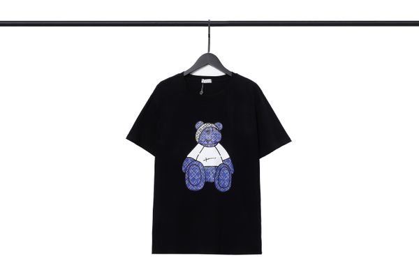 

2022s mens letter print t shirts black fashion designer summer short sleeve size s-xxl, White;black