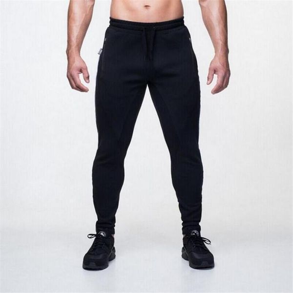 Erkek Pantolon Toptan-2022 Spor Salonları Erkekler Joggers Rahat Spor Sweatpants Pantalon Homme Pantolon Spor Giyim Vücut Geliştirme Pantolon1