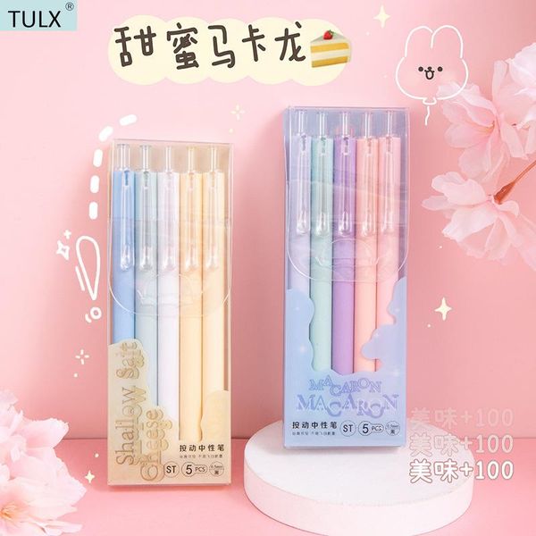 Penne gel TULX Cancelleria Accessori per ufficio Materiale scolastico Kawaii Cute Stationary