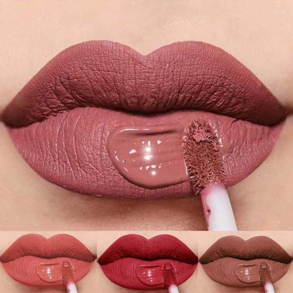 Lip Gloss Samt Luft Milch Shake Glasur Matte Lippenstift Koreanische Kosmetik Feuchtigkeitsspendende Wasserdichte Make-Up Maquillaje TSLM1Lip Wish22