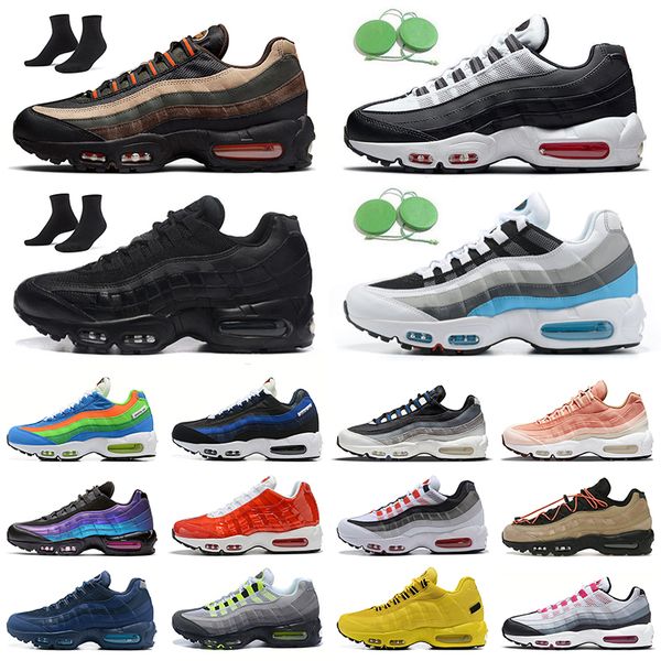 

men trainers 95 running shoes iron grey light charcoal vintage tv 95s des chaussures triple white black pink runners women dark army bordeau
