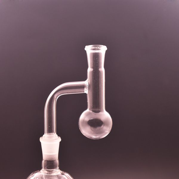 Glasölbrennerrohr xxl Big Bowl 10 mm männlich dünn Pyrex Wasserleitungen Zubehör für DAB Rig Bong Neues Design Bangeröl Nagel