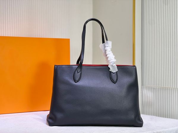 

totes shoulder bags m57345 lockme shopper luxury designer shopping handbag with turn lock supple calf leather ladies casual m57346 black ora