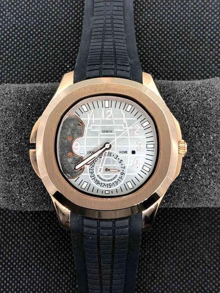 

designer mechanical watch automatic baida mechanical watch parrot series three needle tape leisure fashion uoqx, Slivery;brown